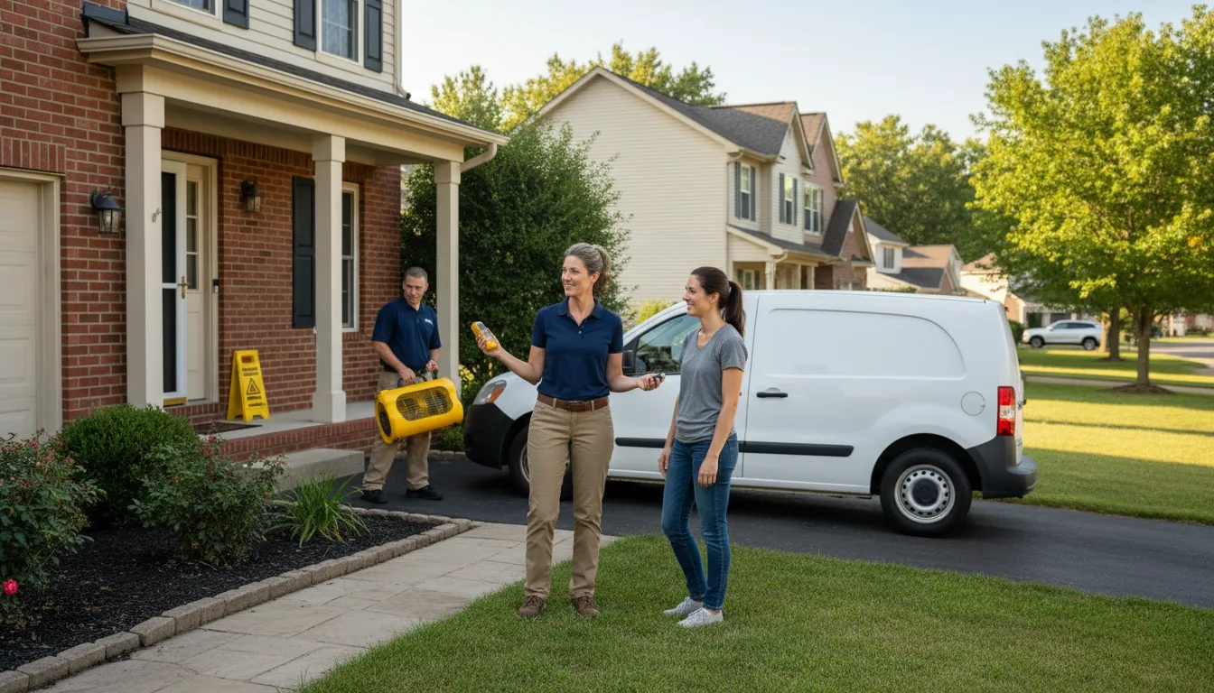 Water restoration image for Dehumidification And Cleanup Services in Helvetia, WV